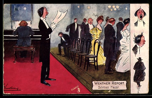 Artist postcard thackeray - postcard, l.